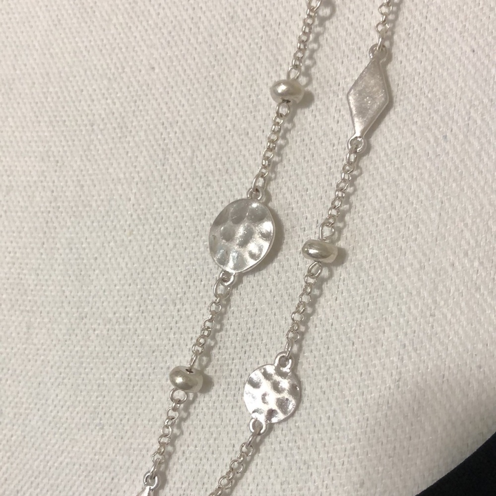 NWT Silver Tone 27” Long Necklace! - Picture 2 of 4
